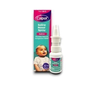 Calpol Saline Nasal Spray 15ml for babies and children, nasal congestion relief
