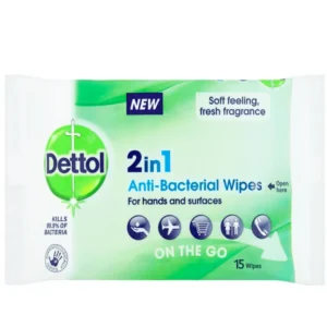 Dettol 2in1 Wipes | 15