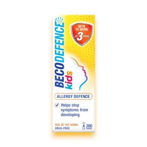 Becodefence Kids Allergy Defence Nasal Spray 280 sprays pack for children aged 6 to 12