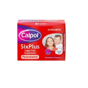 Calpol SixPlus Suspension Sachets | 12
