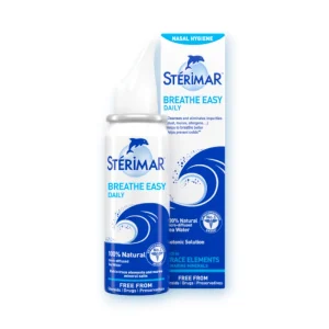 Sterimar Breathe Easy Daily Nasal Spray – 100% natural sea water nasal spray for gentle daily nasal cleansing and allergy relief