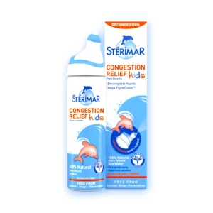 Sterimar Congestion Relief Kids nasal spray – natural sea water spray for blocked baby and toddler noses