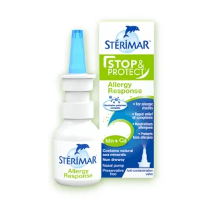 Sterimar Stop & Protect Allergy Response Nasal Spray – natural, drug-free allergy relief for adults and children