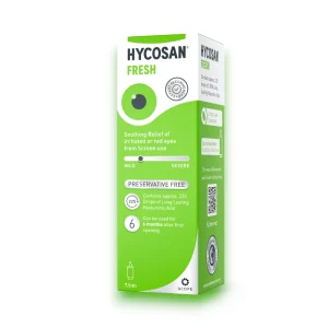Hycosan Fresh Eye Drops 7.5ml bottle – Preservative-Free Hydration for Dry and Irritated Eyes