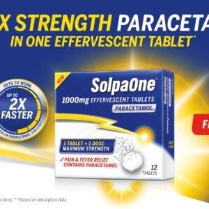 SolpaOne 1000mg Max Strength Paracetamol Tablets | 12