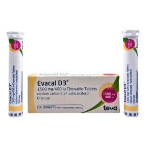 Evacal D3 1500mg Chewable Tablets | 56