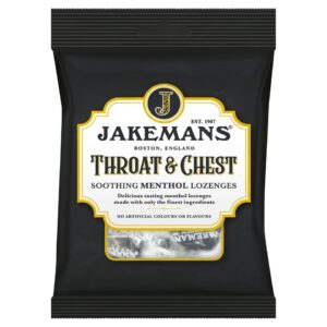 Jakemans Soothing Menthol Sweets - Throat & Chest, 50g
