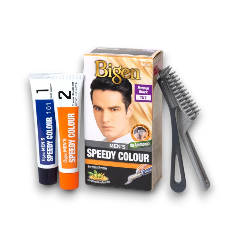 Bigen Men’s Speedy Colour | 101 | Natural Black