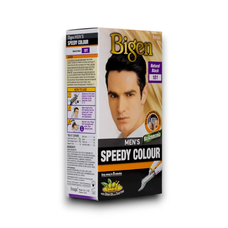 Bigen Men’s Speedy Colour | 101 | Natural Black
