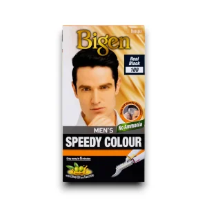 Bigen Men’s Speedy Colour | 100 | Real Black