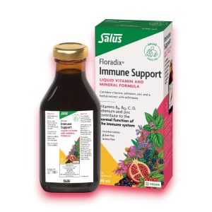 Floradix Immune Support Liquid – Immune-boosting vegan supplement with echinacea, vitamins, zinc and selenium