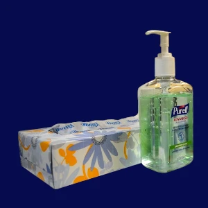 Tissues & Sanitisers