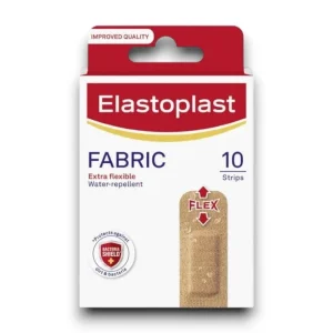 Elastoplast Fabric Strips – breathable, flexible adhesive plasters with strong adhesion for reliable protection of minor wounds.