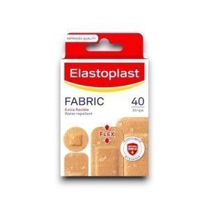 Elastoplast Fabric Plasters – extra flexible, breathable, and water-repellent adhesive strips for reliable protection of minor wounds