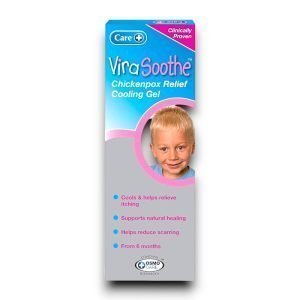 ViraSoothe Chickenpox Relief Cooling Gel 75g – Soothing Itch Relief for Chickenpox Symptoms.