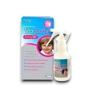 Virasoothe Chickenpox Relief Spray Gel 60ml – Cooling Spray for Itchy Skin, Suitable from 6 Months.